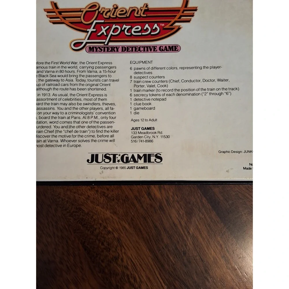 just games vintage orient